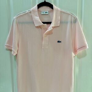 Lacoste Light Pink Polo Shirt for Men